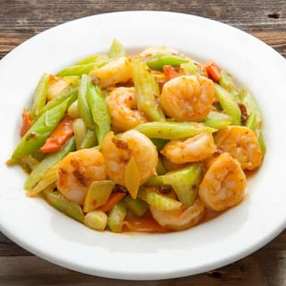 E17 Pan Fried Shrimp with X.O. Sauce XO醬炒蝦仁