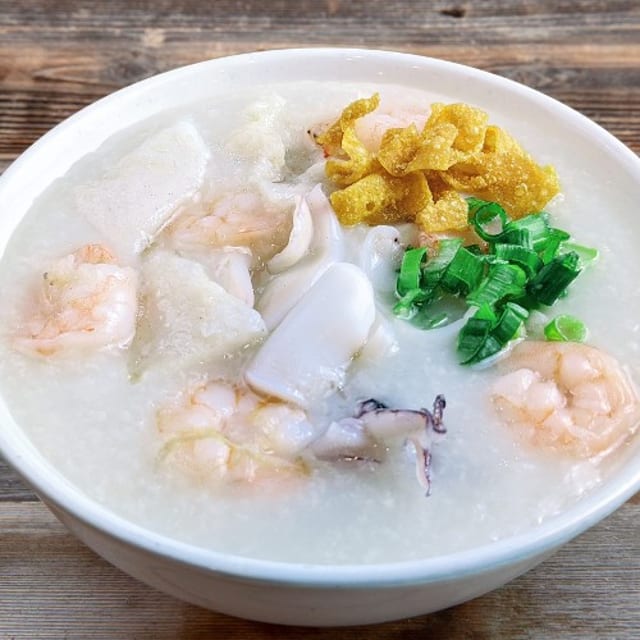 Seafood Congee.