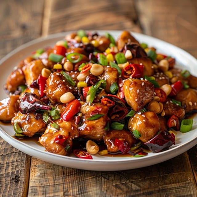 E06 Kung Pao Beef/Chicken 宮保牛肉／雞.