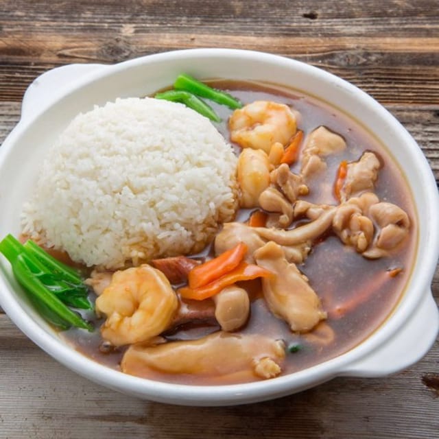 P07 House Special Sauce on Rice.