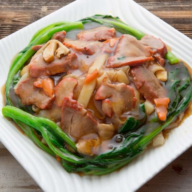 N09 BBQ Pork Chow Mein/Fun 叉燒炒面/河.