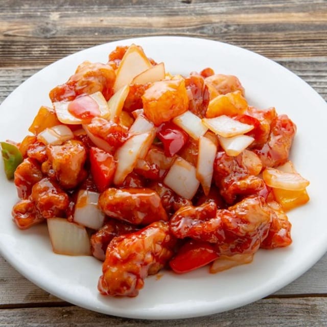 E07 Sweet & Sour Cod Fillet/Pork/Chicken 咕嚕斑片/肉/雞.